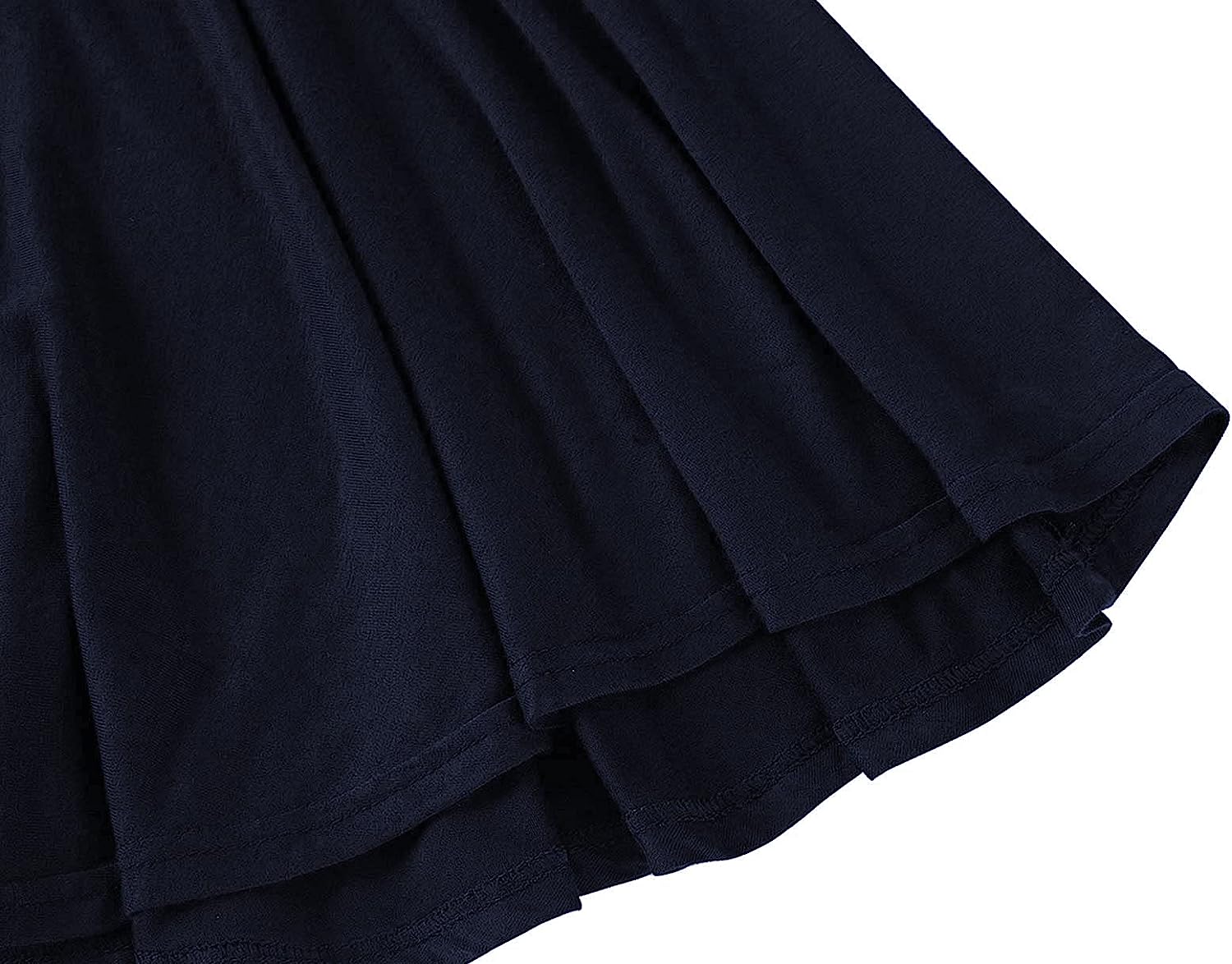 Urban CoCo Women's Mini Skater Flared Skirt Printed and Solid Tennis Skirt - Image 3